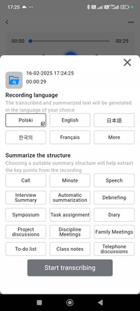 Dyktafon AI Bluetooth ChatGPT głos na tekst aktywacja głosem aplikacja